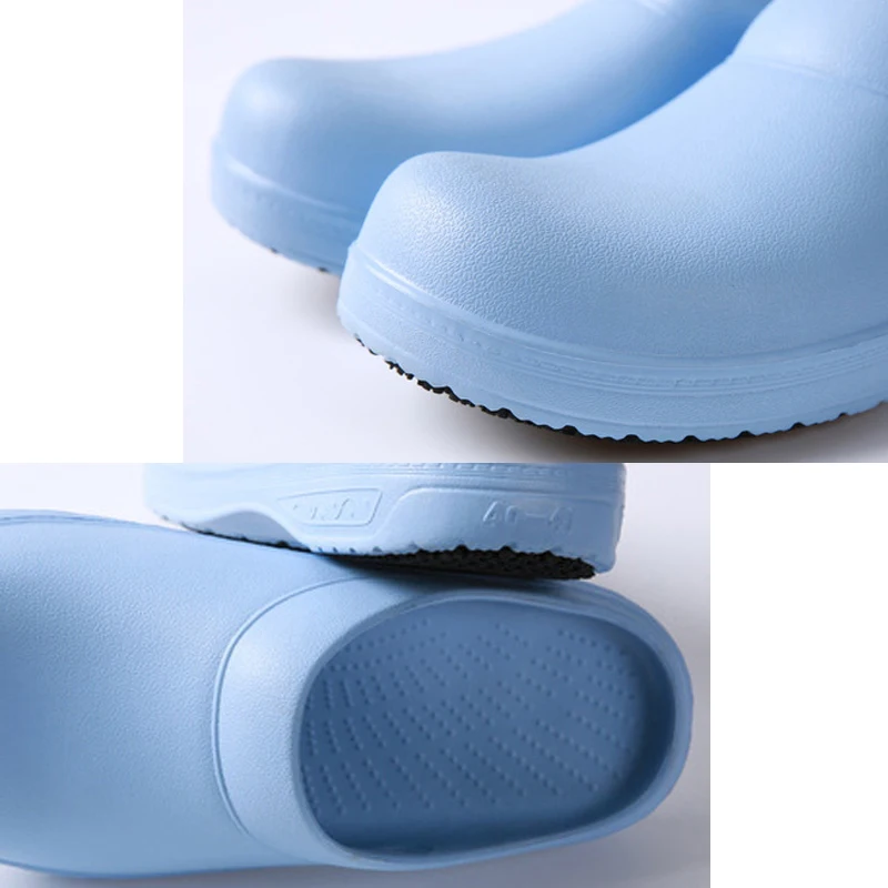 Non Slip Chef Shoes Hotel Kitchen Work EVA Waterproof Oil Proof cook Slippers Laboratory Operating Room Clogs Medical Shoes