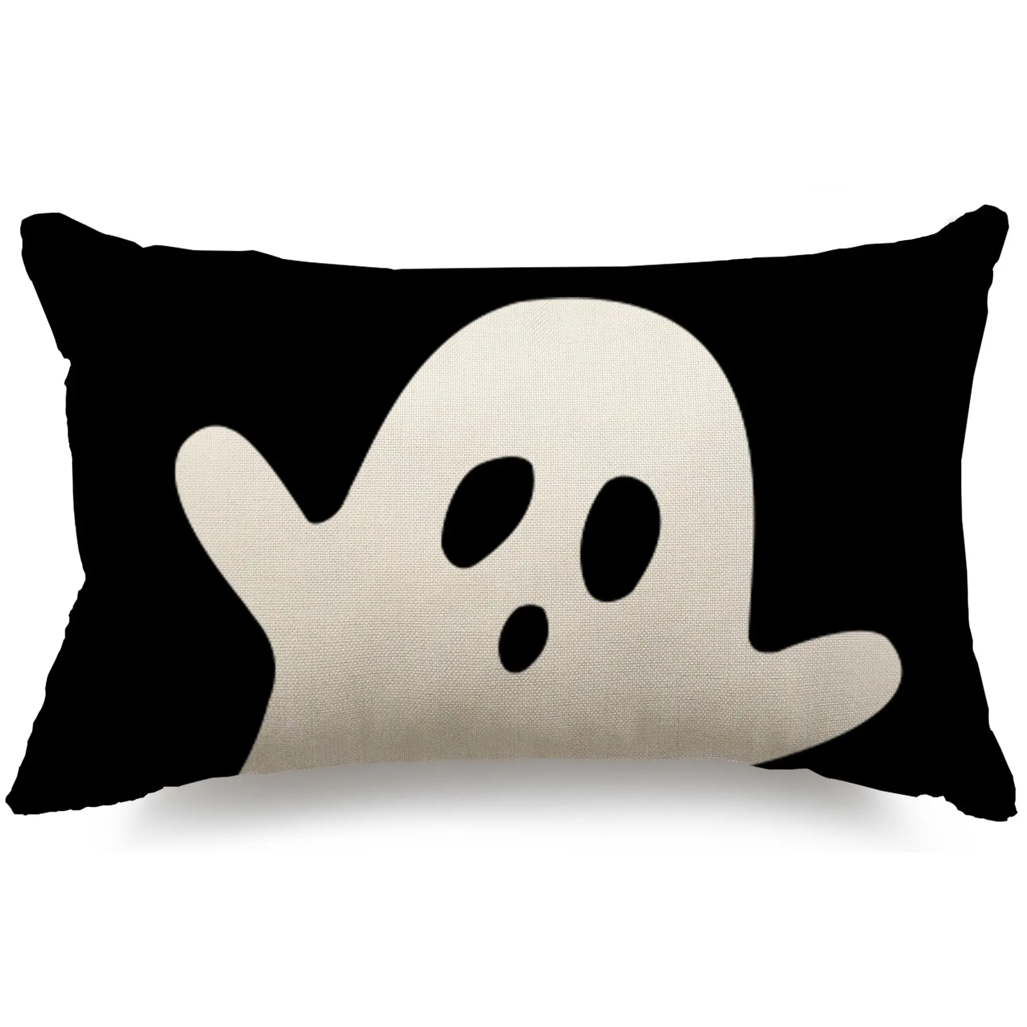 

Set of 2 Halloween Pillow Cover 12x20 Ghost Pillow Covers Outdoor Halloween Decorations Pillows for Home Decor