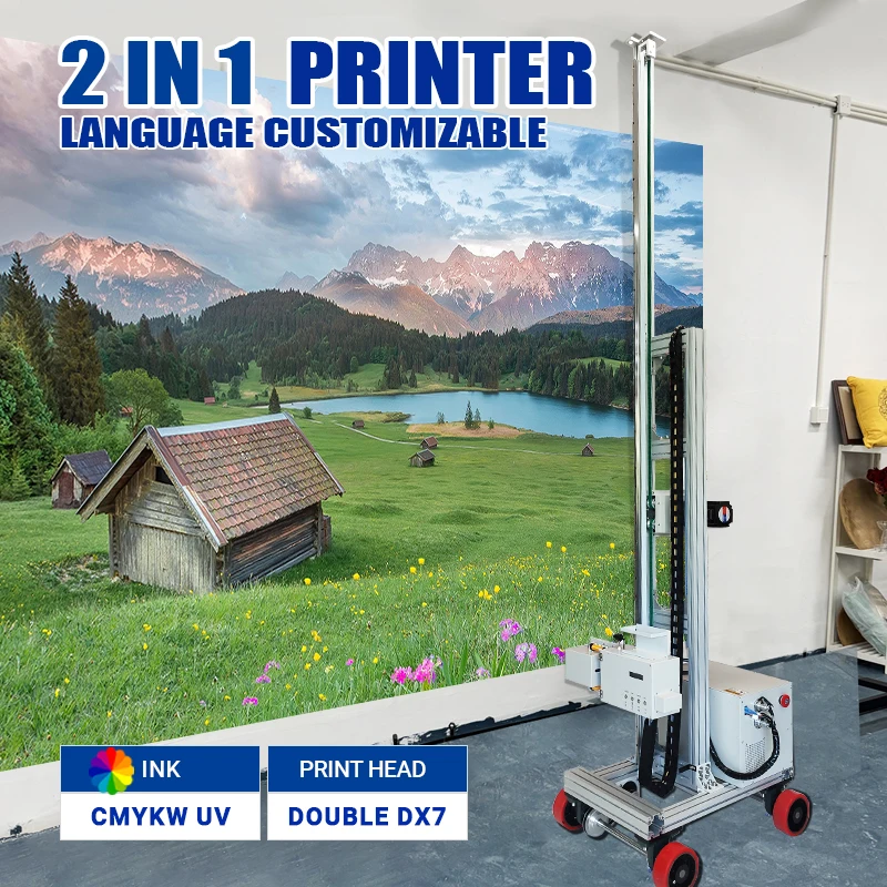 Vertical Wall Painting Machine Indoor Background Wall Painting Machine Outdoor Graffiti Wall Printer