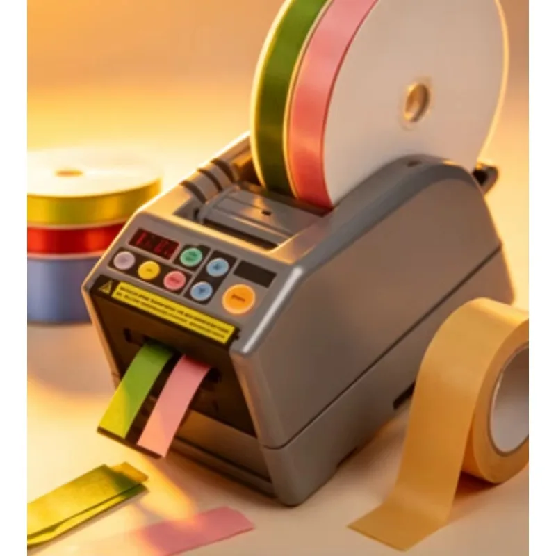 ZCUT-9 Automatic Tape Dispenser Cutter, High Temp Resistant Fiberglass Adhesive Tape Cutting Machine for Industrial Packing