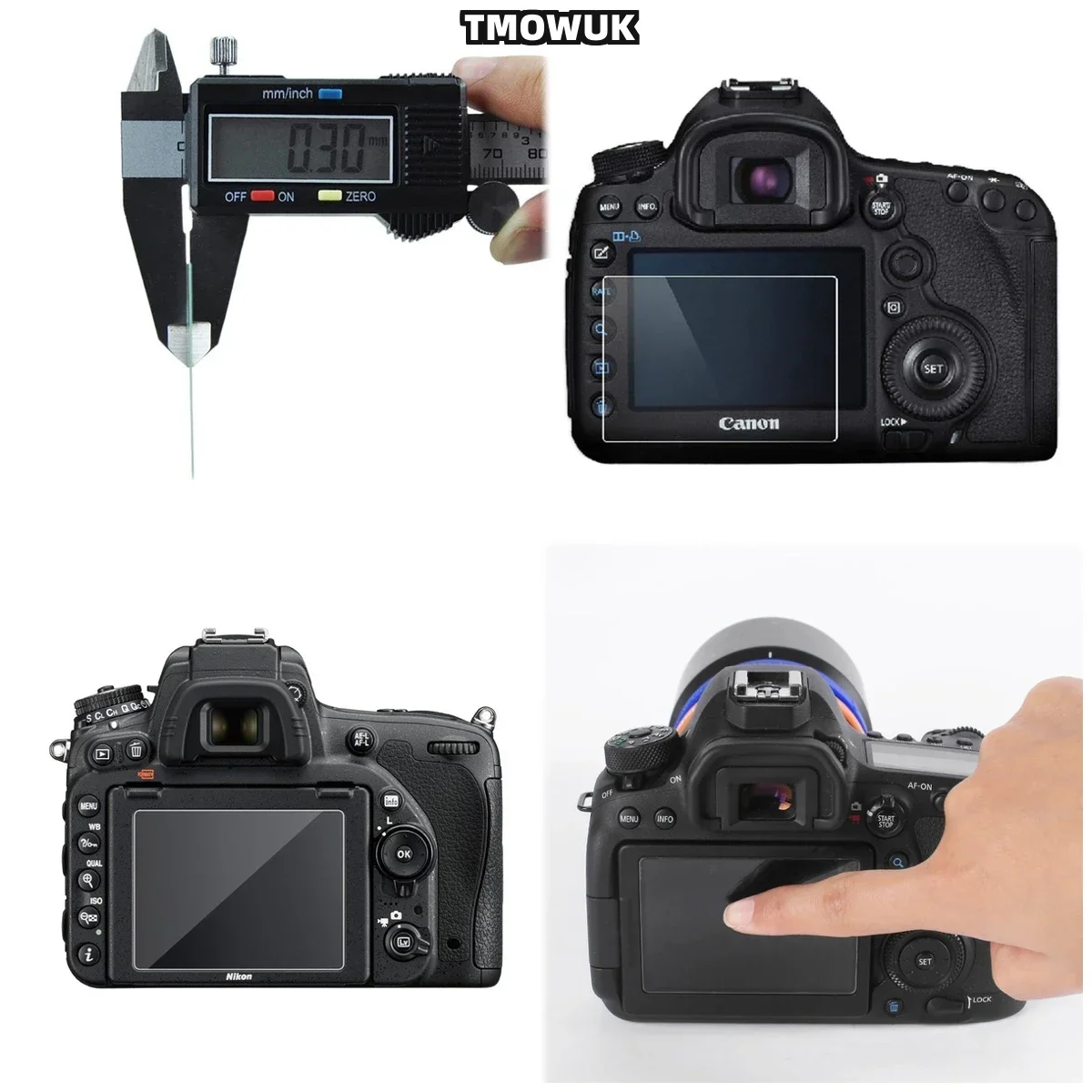 

For Nikon D7500 Tempered Glass Screen Protector - 9H Hardness Anti-Scratch Privacy Filter With Full Coverage
