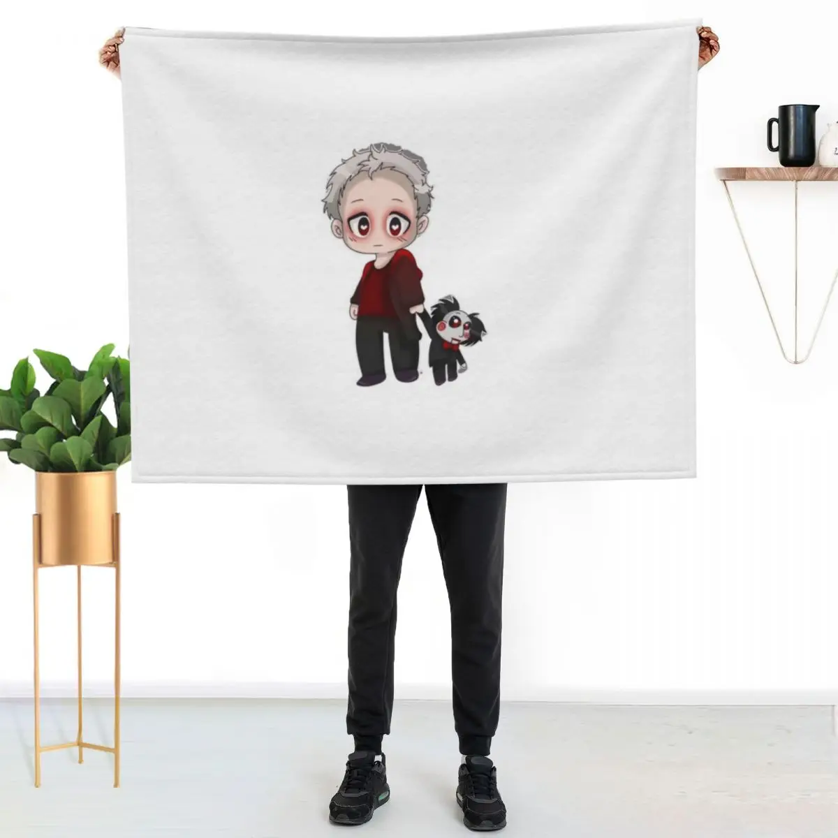 Cute billy saw movie Throw Blanket funny gift Cute Plaid Thermals For Travel Beach Comforter Decoratives Blankets