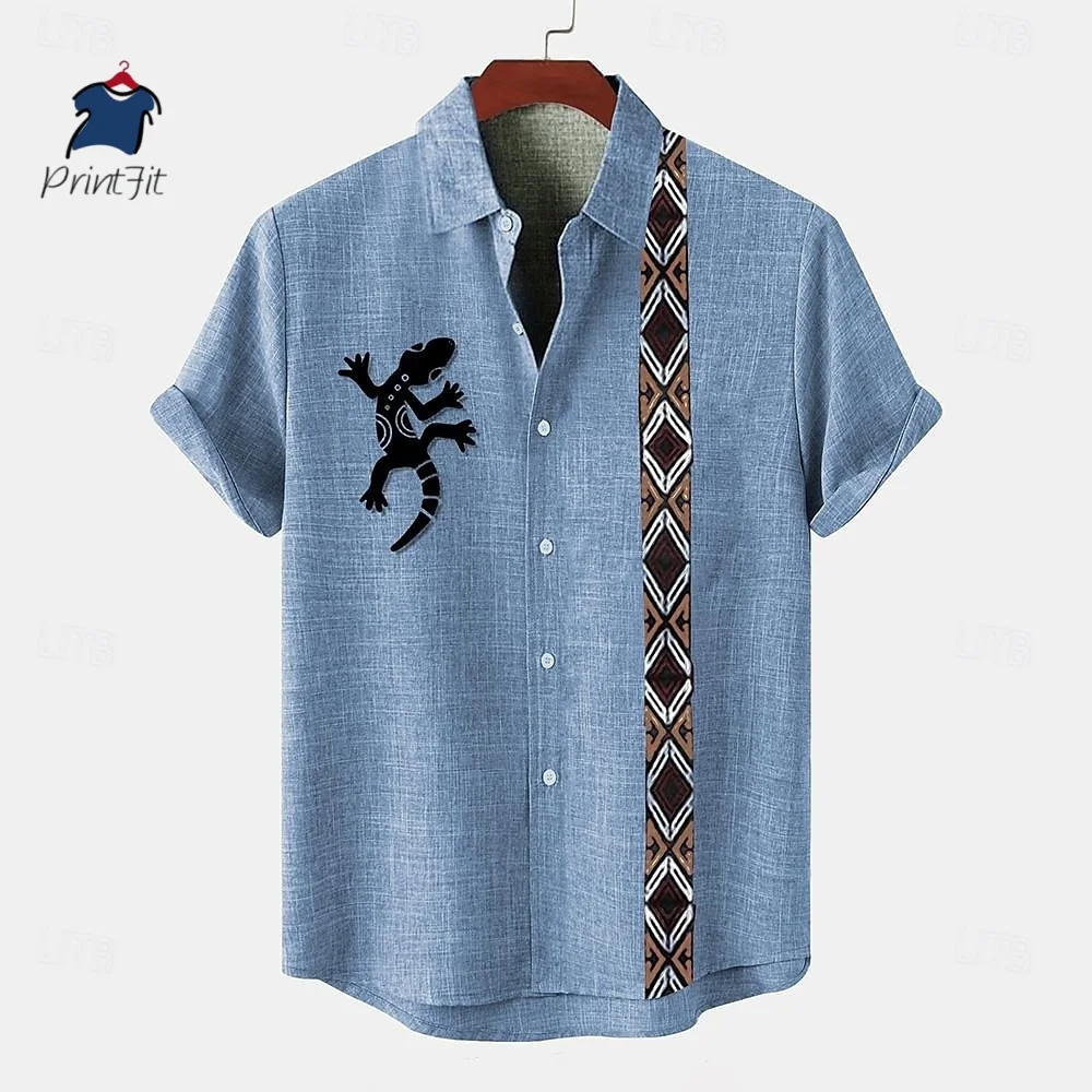 Linen Men's Short Sleeve Shirt Blue White Black Pink Lightweight Breathable Hawaiian Seaside Men's Fashion Tops Plus Size 2025