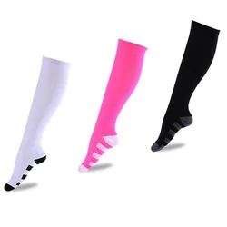 Hockey Woman Men Basketball Compression Yoga Non Slip Socks Over The Knee Sport Football Cycling Knee High