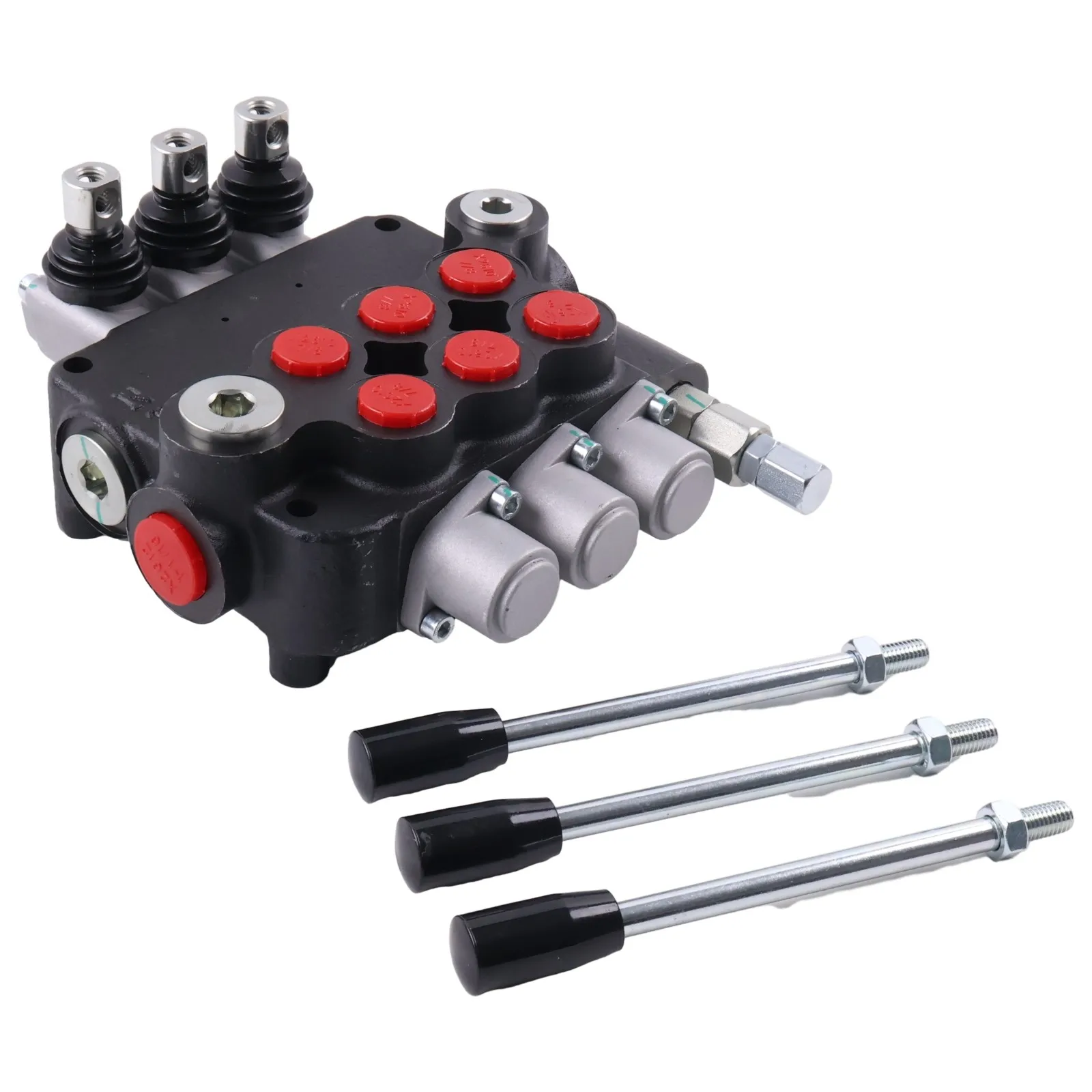 

3 SPOOL 21 GPM 3600 PSI Open Center Double Acting Hydraulic Control Valve