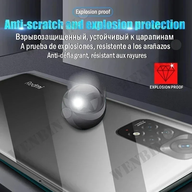 5Pcs Hydrogel Film For Xiaomi Redmi Note 14 13 12 11 Pro Poco F6 X6 X5 Pro Screen Protector For Xiaomi 14T 13T Pro Back Film