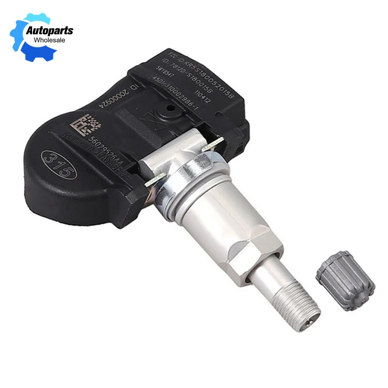 1/4 Uds 68078861AC 315MHz TPMS Sensor de presión de neumáticos para CHRYSLER 200 CROSSFIRE DODGE CARAVAN JEEP COMPASS MITSUBISHI LANCER