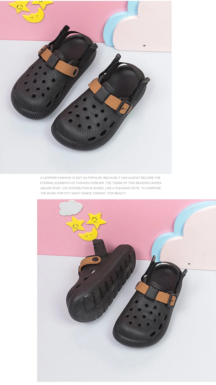 Neue Kinder-Clogs, Leichte Sommer-Sandalen mit Geschlossenem Zehenbereich für Jungen und Mädchen, Outdoor-Strandsandalen – Detail 7