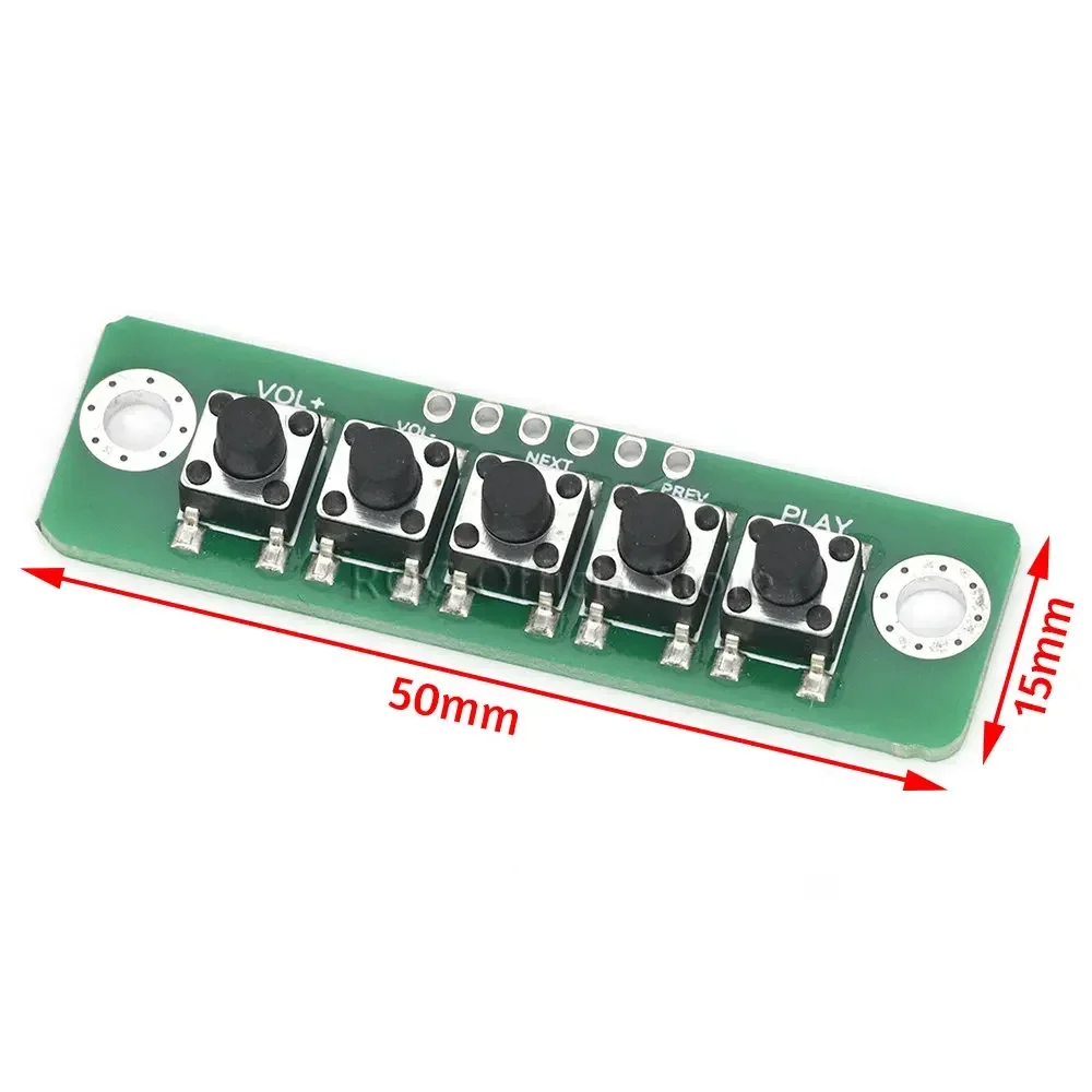 3/4/5-Bit Independent Button Module MCU External Button Module Micro Switch Button Board Bluetooth-compatible Power Amplifier