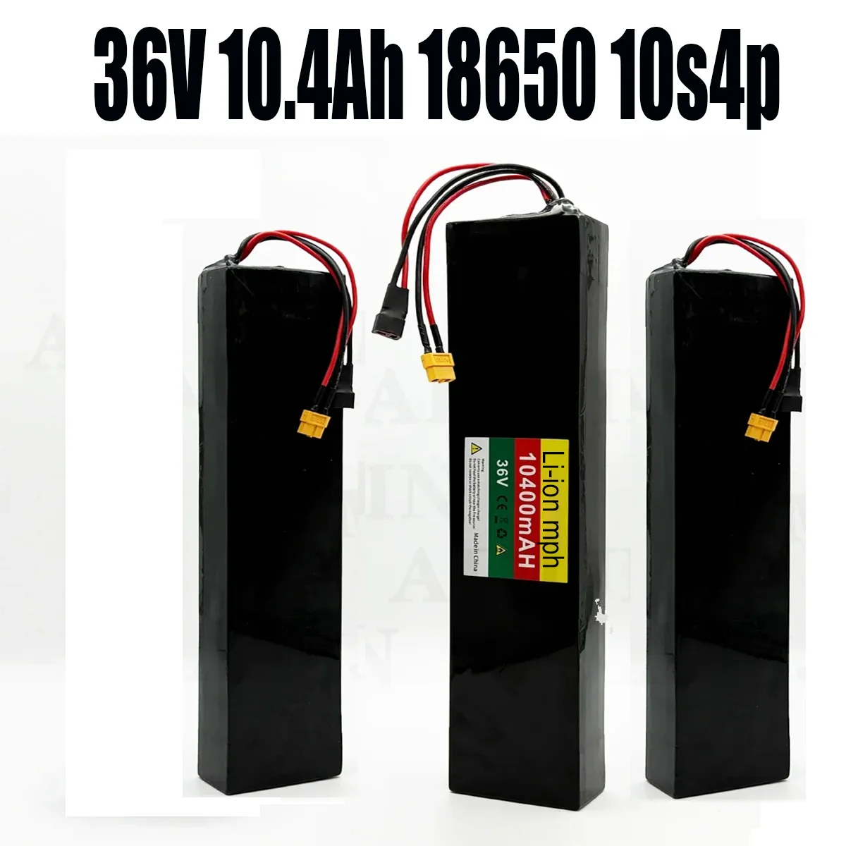 

Genuine 10S4P 36V 10.4Ah bateria litio para patinete 18650 bateria para bateria patinete electrico 750W-1000W con BMS