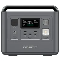 Aferiy P010 Portable Power Station 800W 512Wh Outdoor Generator 8 Outputs 1.5H Full Charge 3500+ Cycles Lifepo₄ Battery-Eu Plug