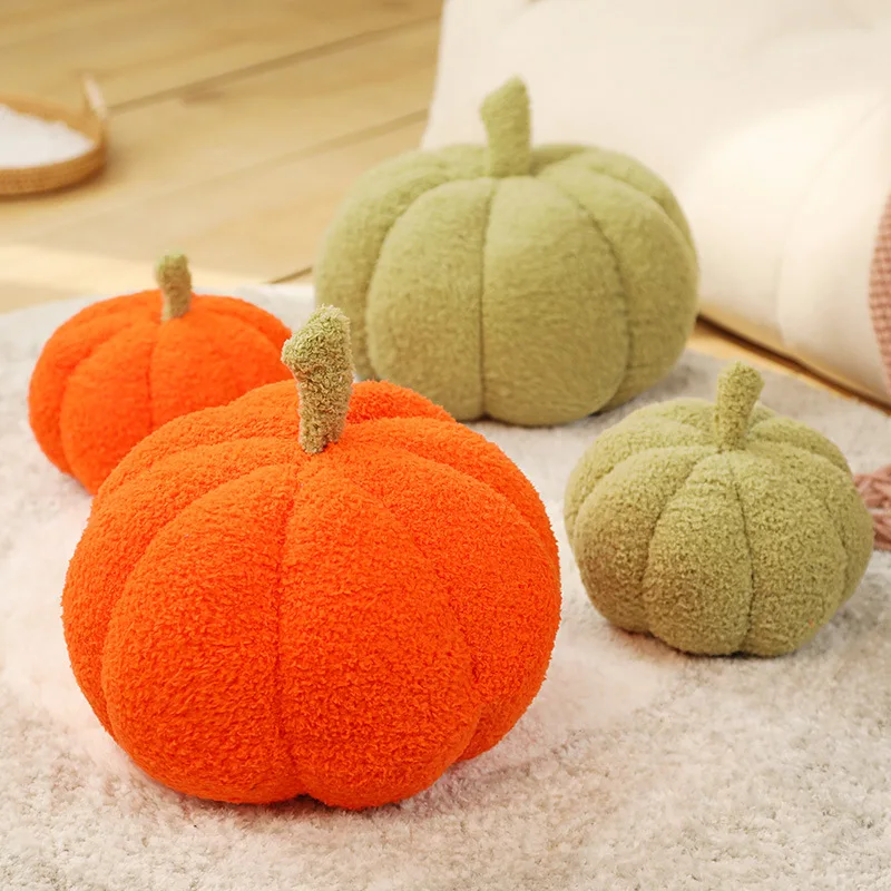 Nuovo peluche zucca 18-45CM decorativo di Halloween imbottito morbido cuscino creativo divano cuscino per dormire morbido regalo giocattolo confortevole
