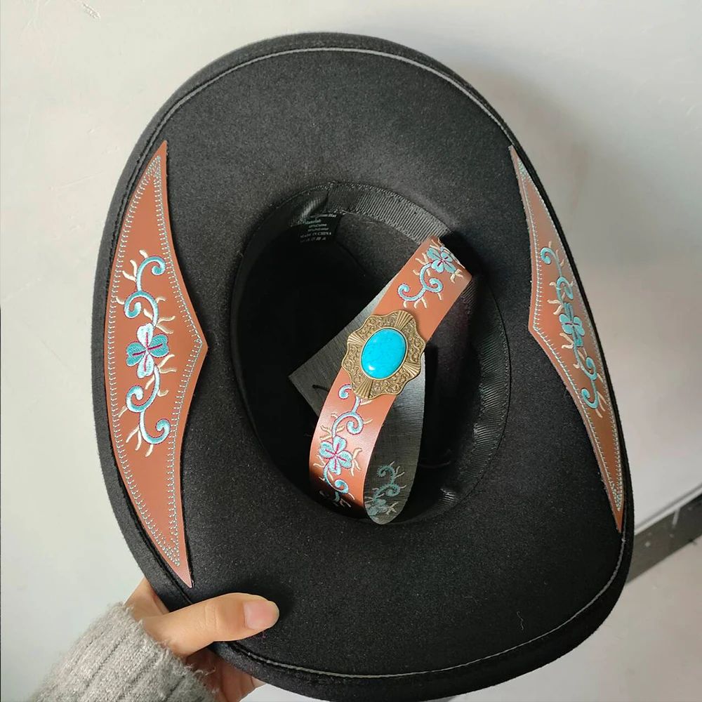 DIY Hat Accessories Bull Belt Men Women Hat Straw Hat Cowboy Hat Fedora Hat Turquoise Accessories Belt Buckle Outdoor Decor