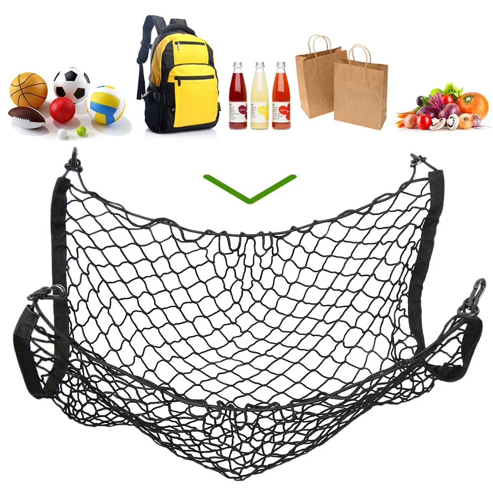 Nylon Car Rear Cargo Net Trunk Storage Organizer Net per Audi A1 A2 A3 A4 A5 A6 A7 A8 Q2 Q3 Q5 Q7 S3 S4 S5 S6 S7 S8 TT TTS