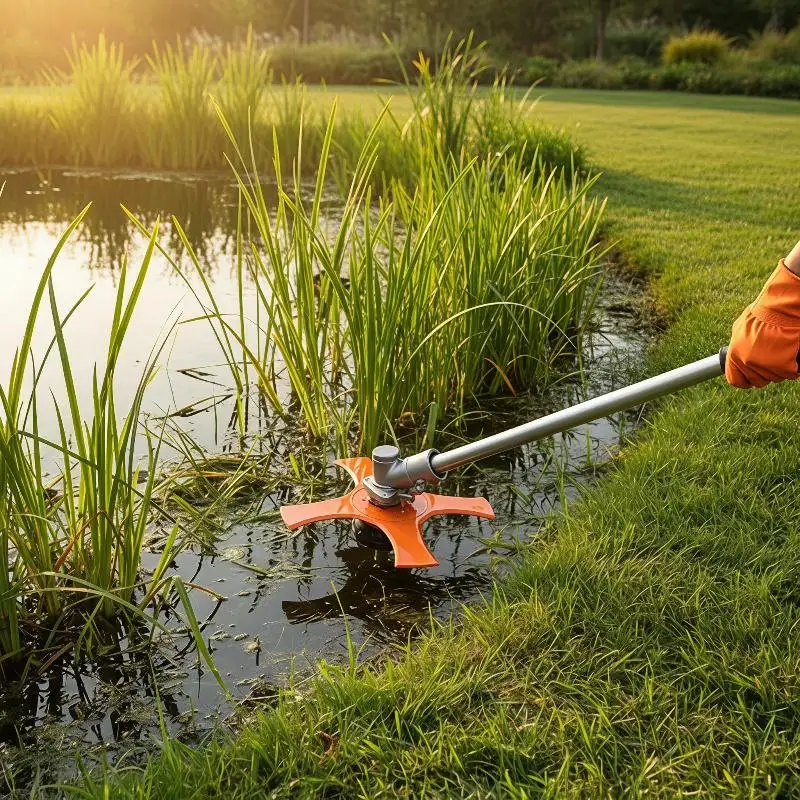 Nylon Weed Trimmer Blade Low Maintenance Sharp Efficient Cutting for Commercial Garden Lawn Weed Removal