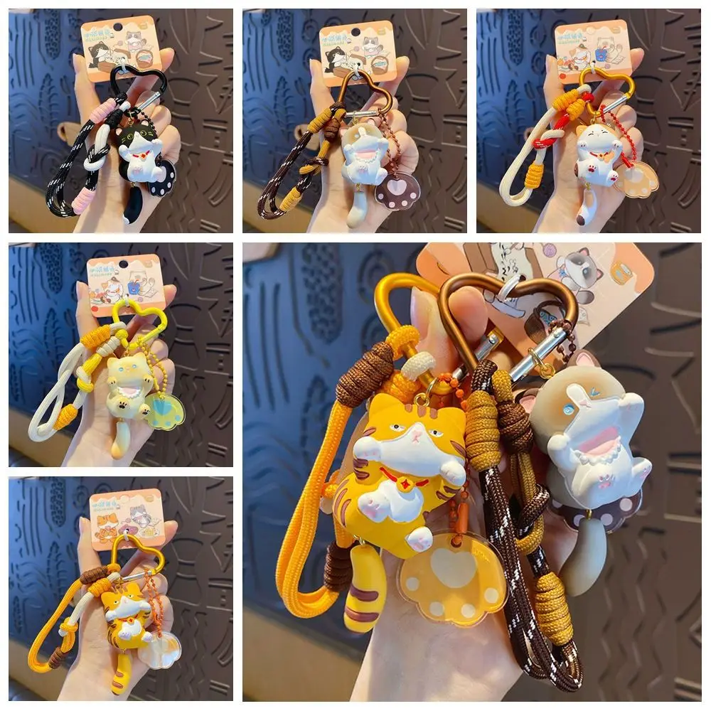 Креативный брелок с кошачьей лапой, щенок, кошка, мультяшный сиамский кот, кулон из смолы, кулон Lucky Hairball Pupp, унисекс