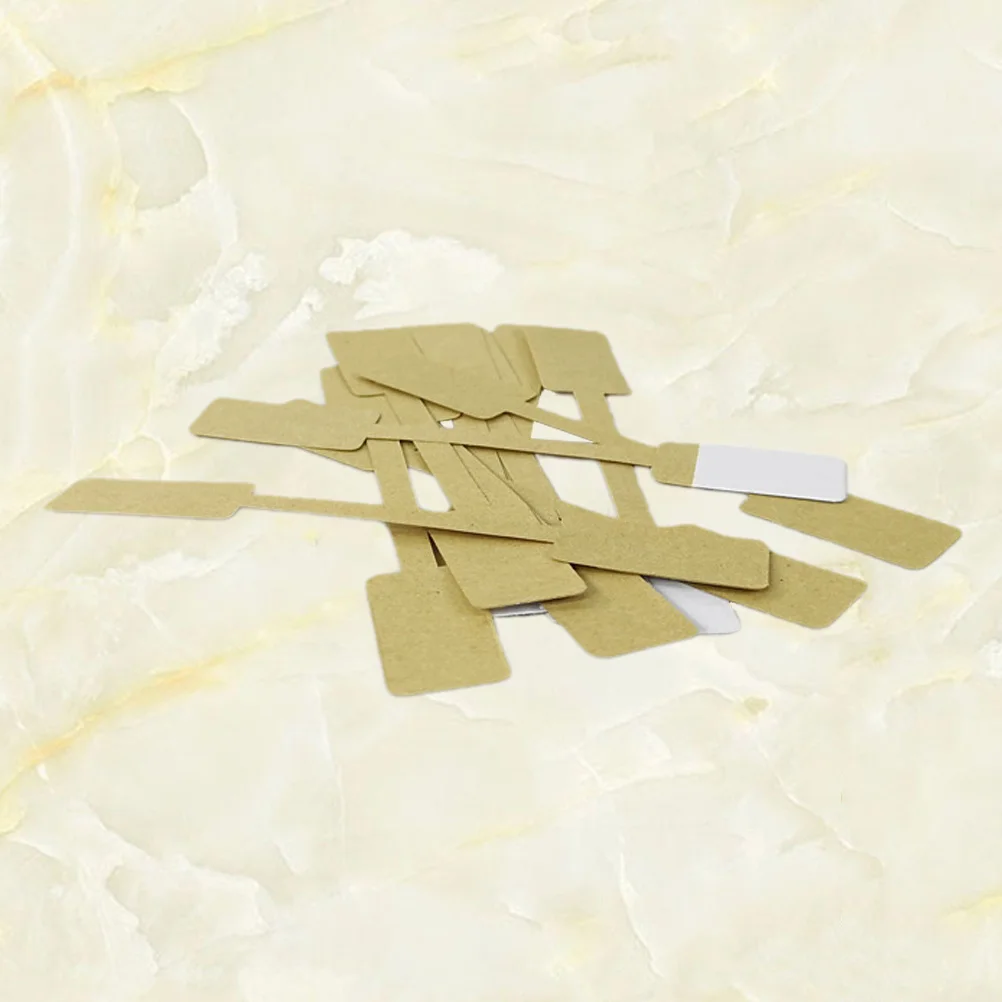 1 قطعة تسميات ورق الكرافت 6 سنتيمتر مربع ذاتية اللصق دفاتر للمجوهرات تسعير العلامات معلقة عرض بمناسبة الحرف القرطاسية