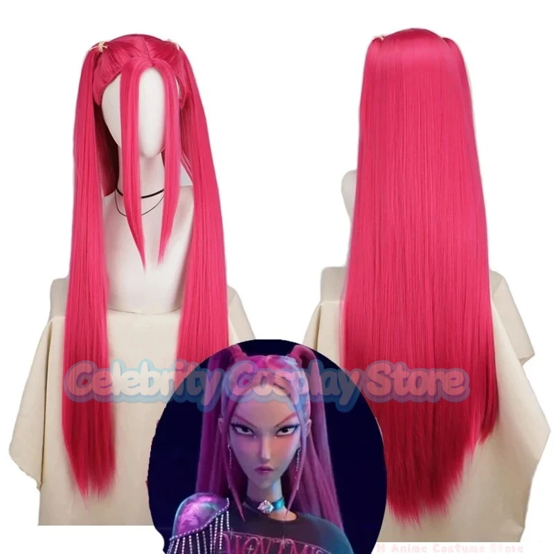 

New 2025 Anime Lumi Mira Cosplay Wig Anime KPop Demon Cos Hunters Superstar Top Wigs Girl Group Women Halloween Party