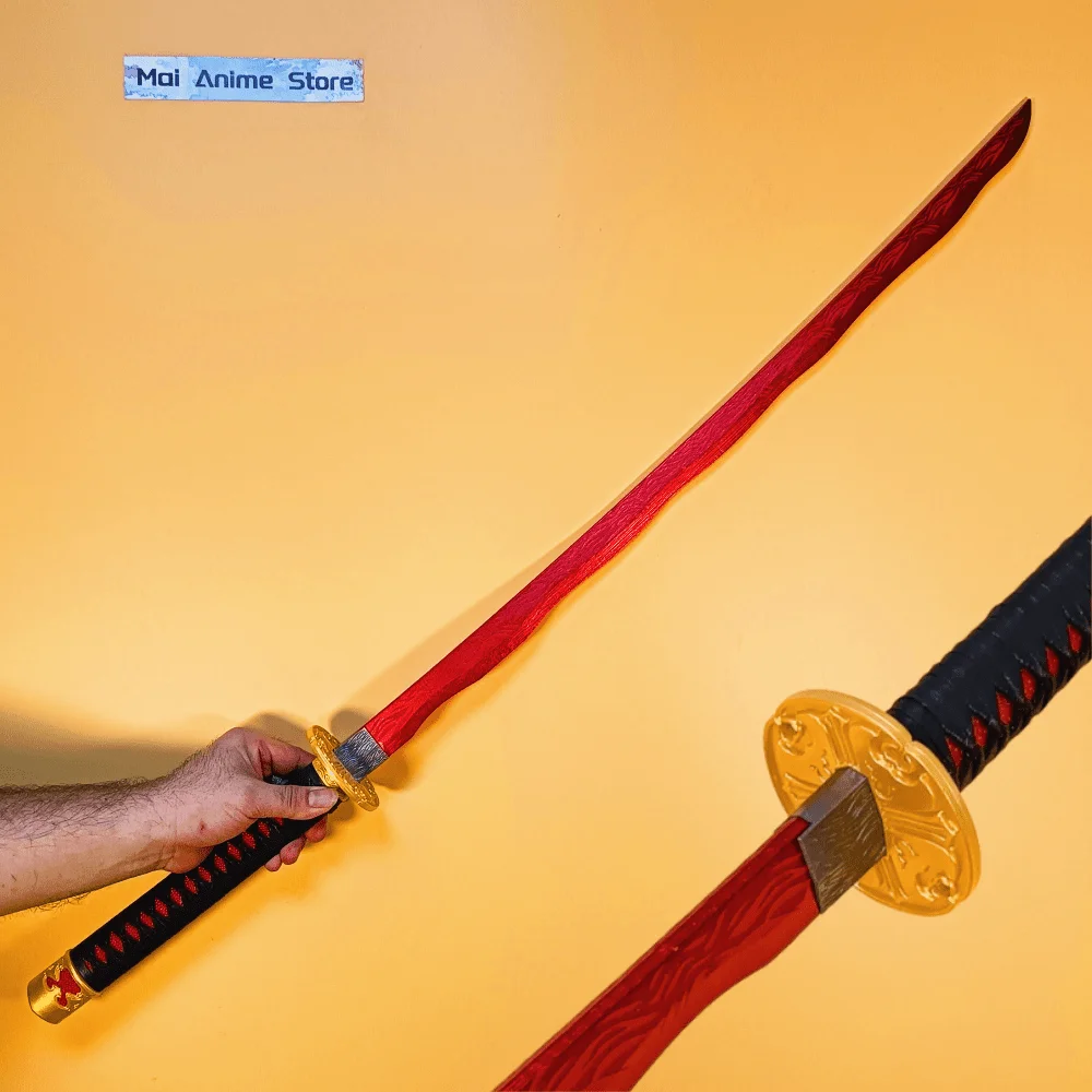 ดาบคาตานะเอลเดนขนาด 40 นิ้ว ทำจากไม้ สำหรับคอสเพลย์อนิเมะ ดาบซามูไร ดาบคาตานะญี่ปุ่นขนาดเท่าของจริง ไม่คม ของเล่น ของขวัญ