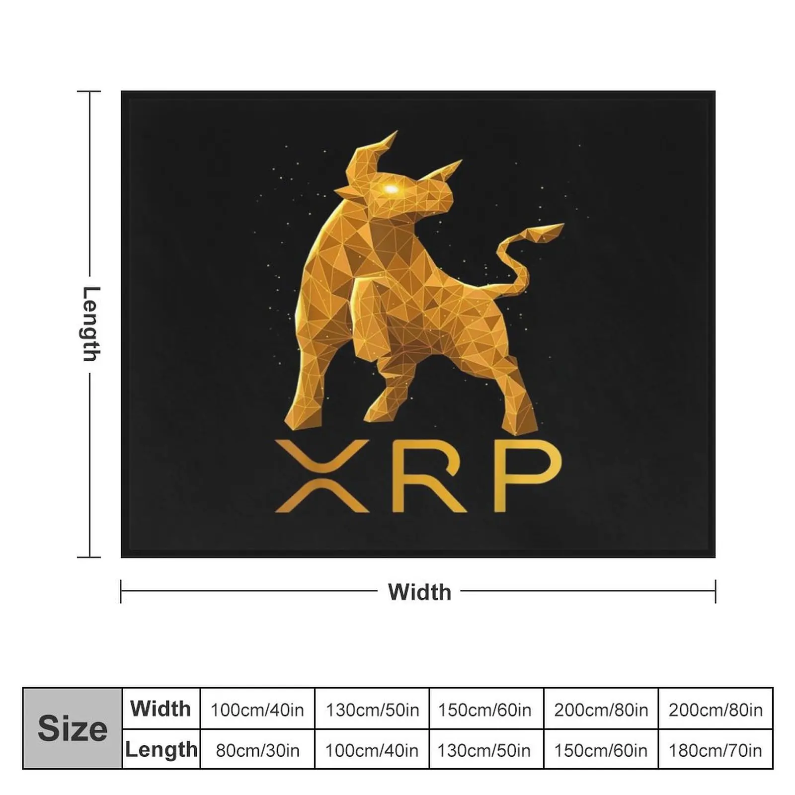 XRP cryptocurrency - XRP Throw Blanket Designers Decorative Throw Fashion Sofas Blankets