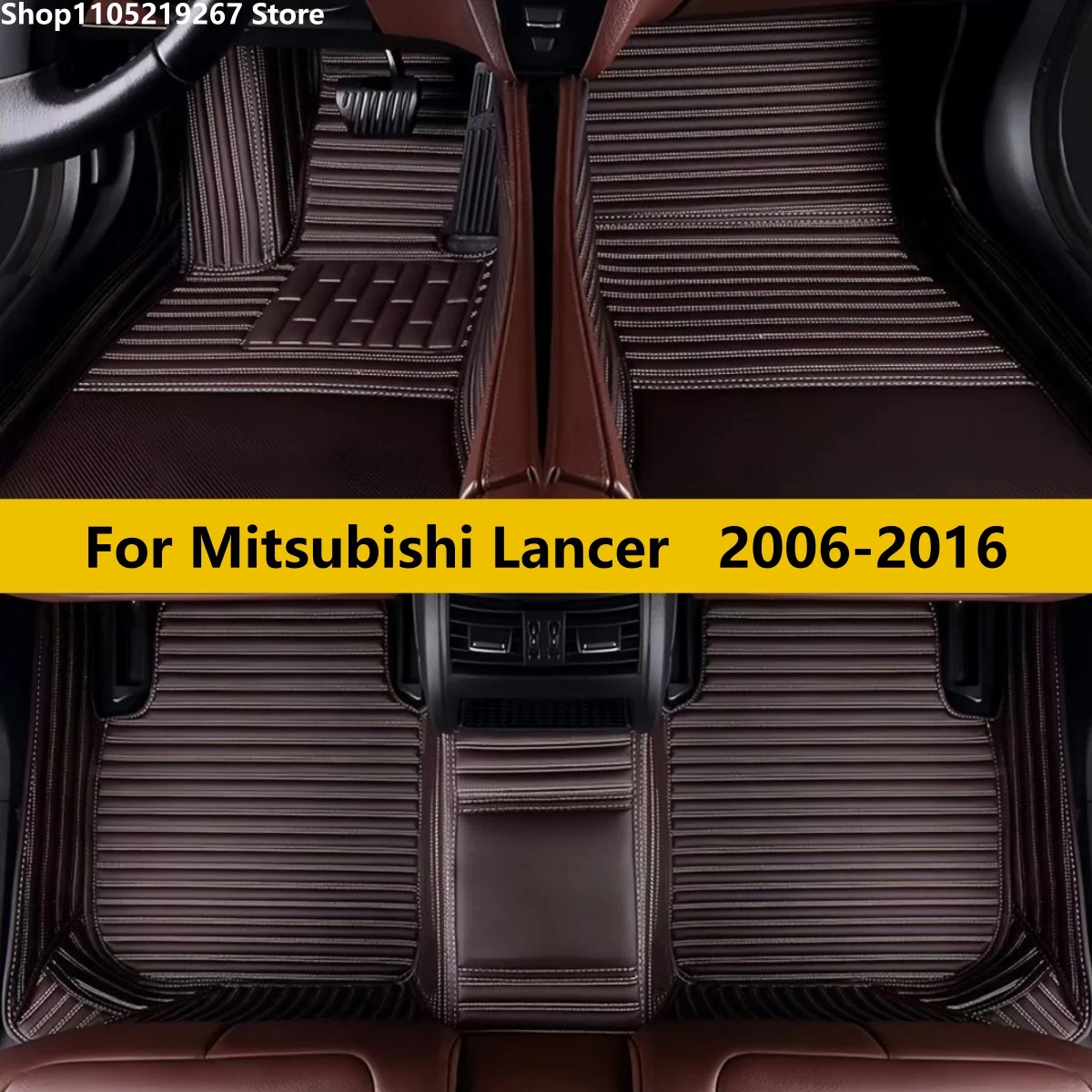 

Автомобильные коврики на заказ для Mitsubishi Lancer 2006-2016, водонепроницаемый ковер, автомобильные аксессуары для интерьера