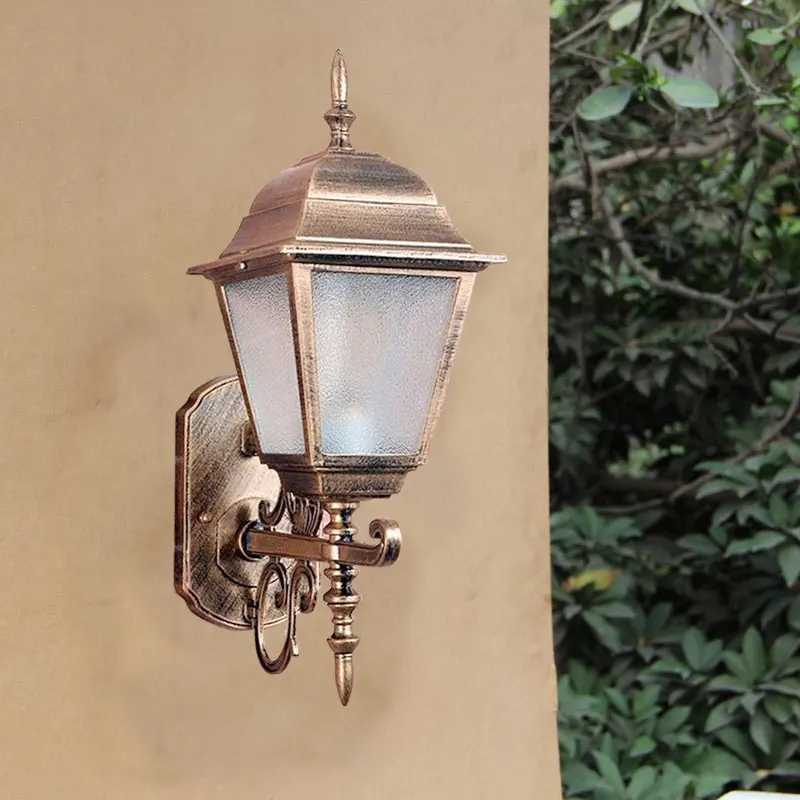 Outdoor Waterproof Aluminum LED Wall Lamp Simple Terrace Courtyard Rust Proof Balcony Lighting for Exterior Spaces