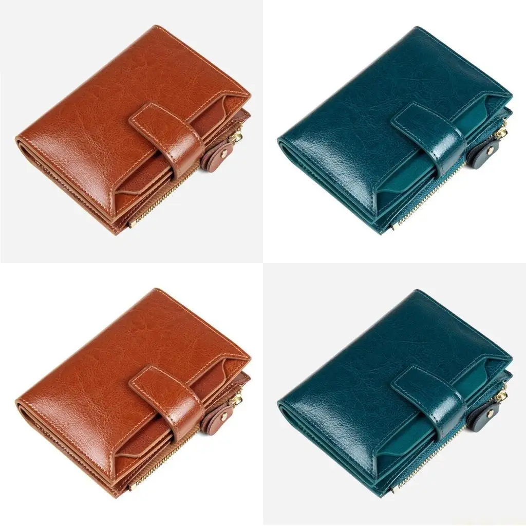 

X90D женские кошельки кожаный кошелек женский короткий противоугонный RFID держатель для кредитных карт женский кошелек кошелек