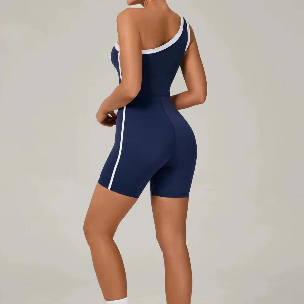 Sportswear Gym Bodysuit Short Jumpsuit Women Tracksuit One Piece Sport Overalls Playsuit Yoga Romper Fitness Workout Clothes