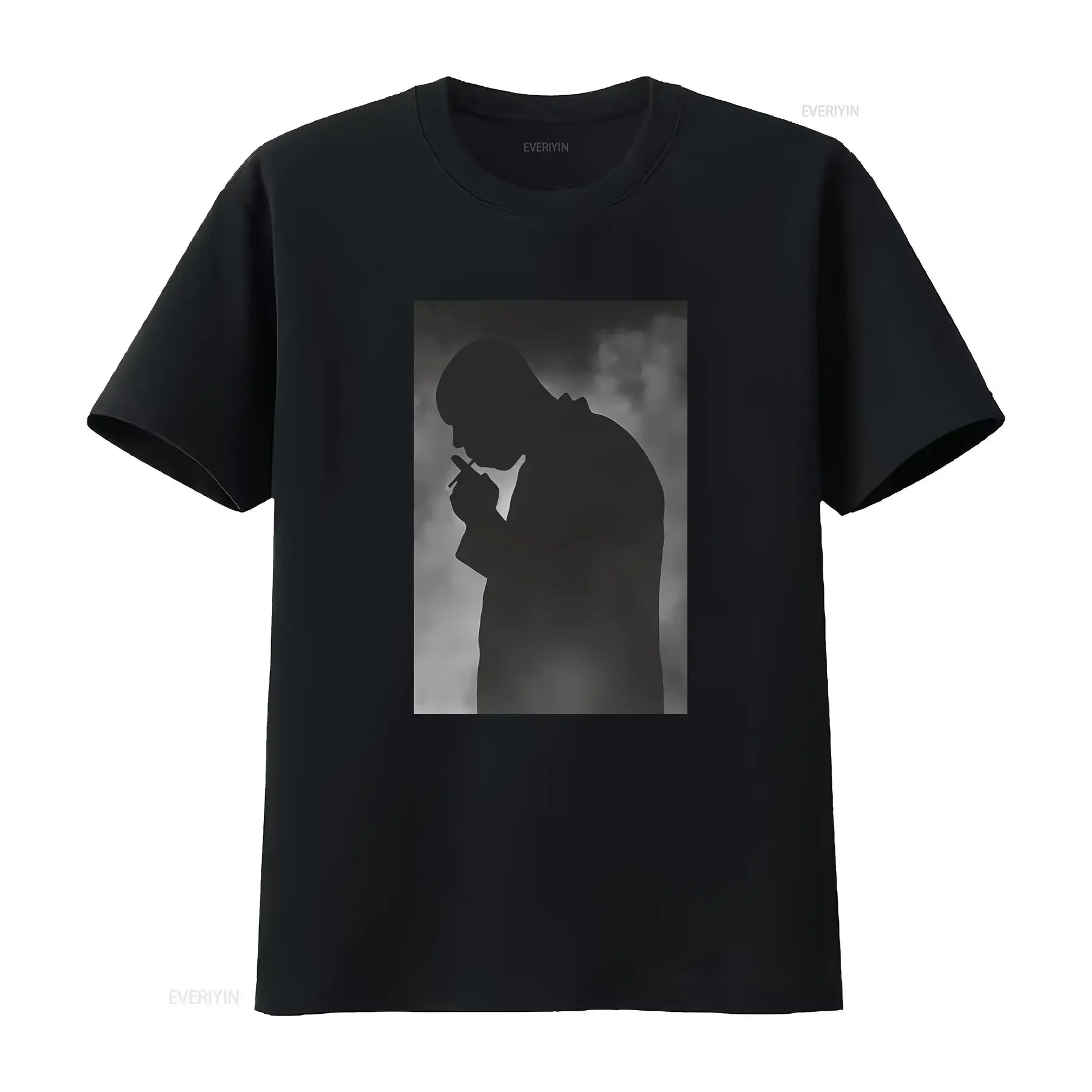 Dave Chappelle Retro On Stage Smoking Heavy Cotton T Shirt vintage Washed Breathable Casual Unisex fashion Versatile streetwear