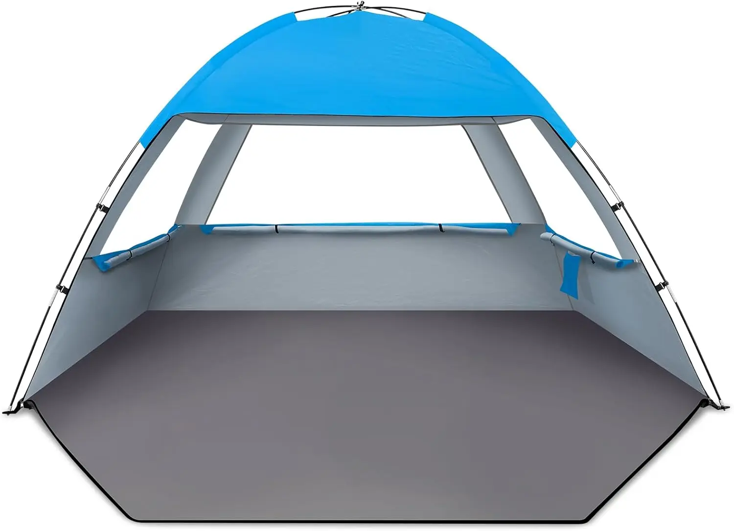 

Beach Tent Sun Shelter for 3/4/6/8 Person, UPF 50+ UV Protection Beach Canopy, Lightweight and Easy