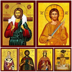 Vintage Jesus Christ Religion Wall Pictures For Living Church Room Nordic Poster Wall Art Canvas Painting Home Decor Unframed