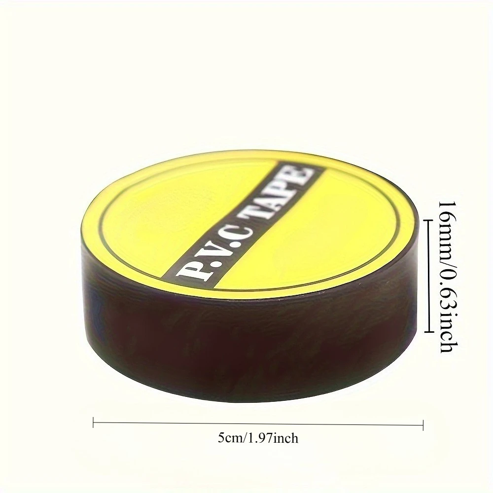 10 rolls of high-temperature resistant black tape - general-purpose indoor and outdoor packaging adhesive tape