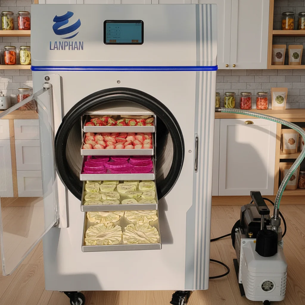 

6kg Small Lyophilizer Automatic Food Lyophilizer Home Freeze Dryer Drying Equipment Vacuum Freeze Dryer Machine for Home