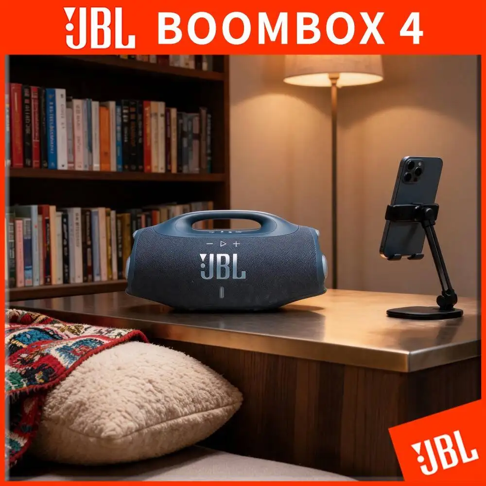 JBL Boombox 4 Portable Large Wireless Bluetooth Audio IP68 Dust And Water Proof Auracast For Camping Picnic Home Party