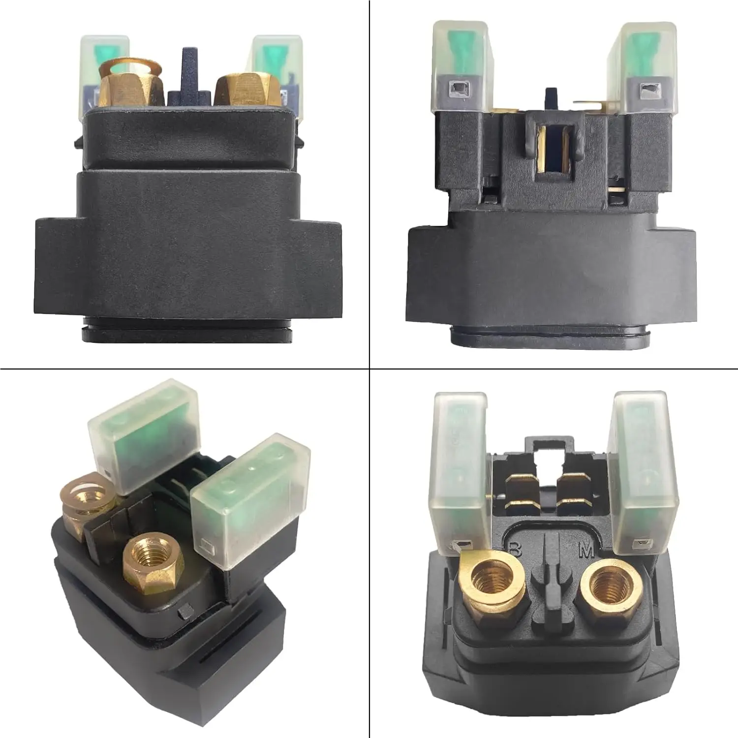5LP-85540-20-00 CDI Box Module Unit Kit with Starter Solenoid Relay Ignition Coil Spark Plug for YAMAHA YFM660 Raptor 660R