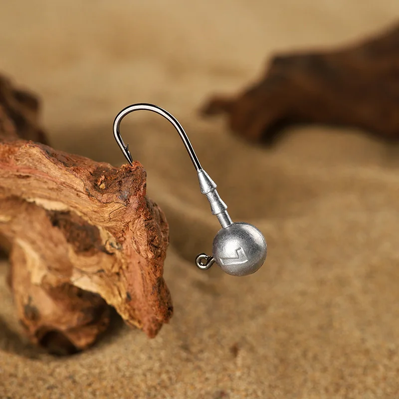 LINNHUE الرصاص رئيس هوك 5 قطعة/الحقيبة 3.5 جرام 5 جرام 7 جرام 10 جرام 12 جرام 14 جرام هوك عالية الكربون المقاوم للصدأ الحبار تهزهز معالجة اكسسوارات الصيد هوك