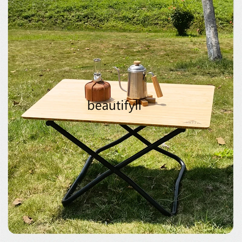 

Outdoor Folding Table Portable Picnic Camping Travel Barbecue Simple Stall Picnic Lightweight