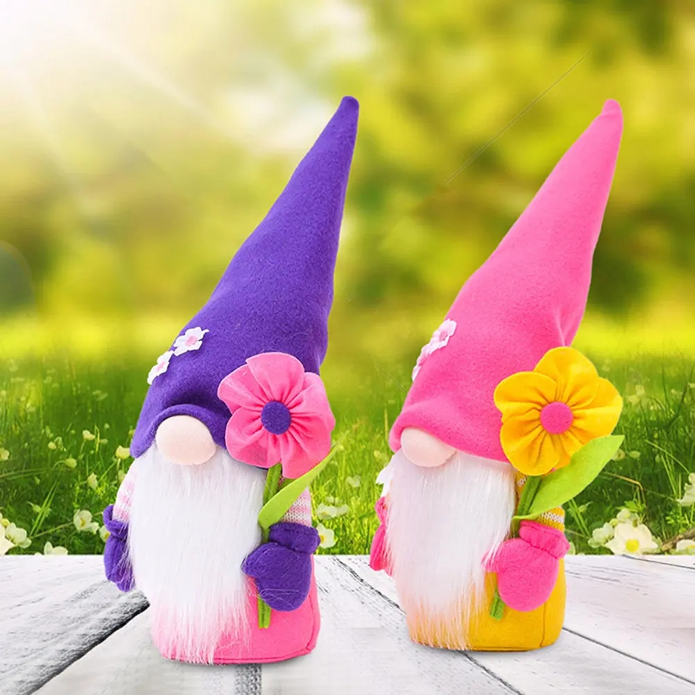 

1Pcs Flower Shape Faceless Home Decor Ornament Creative Photo Prop Long-Lasting Gift for Mother Room Bedroom Decoration