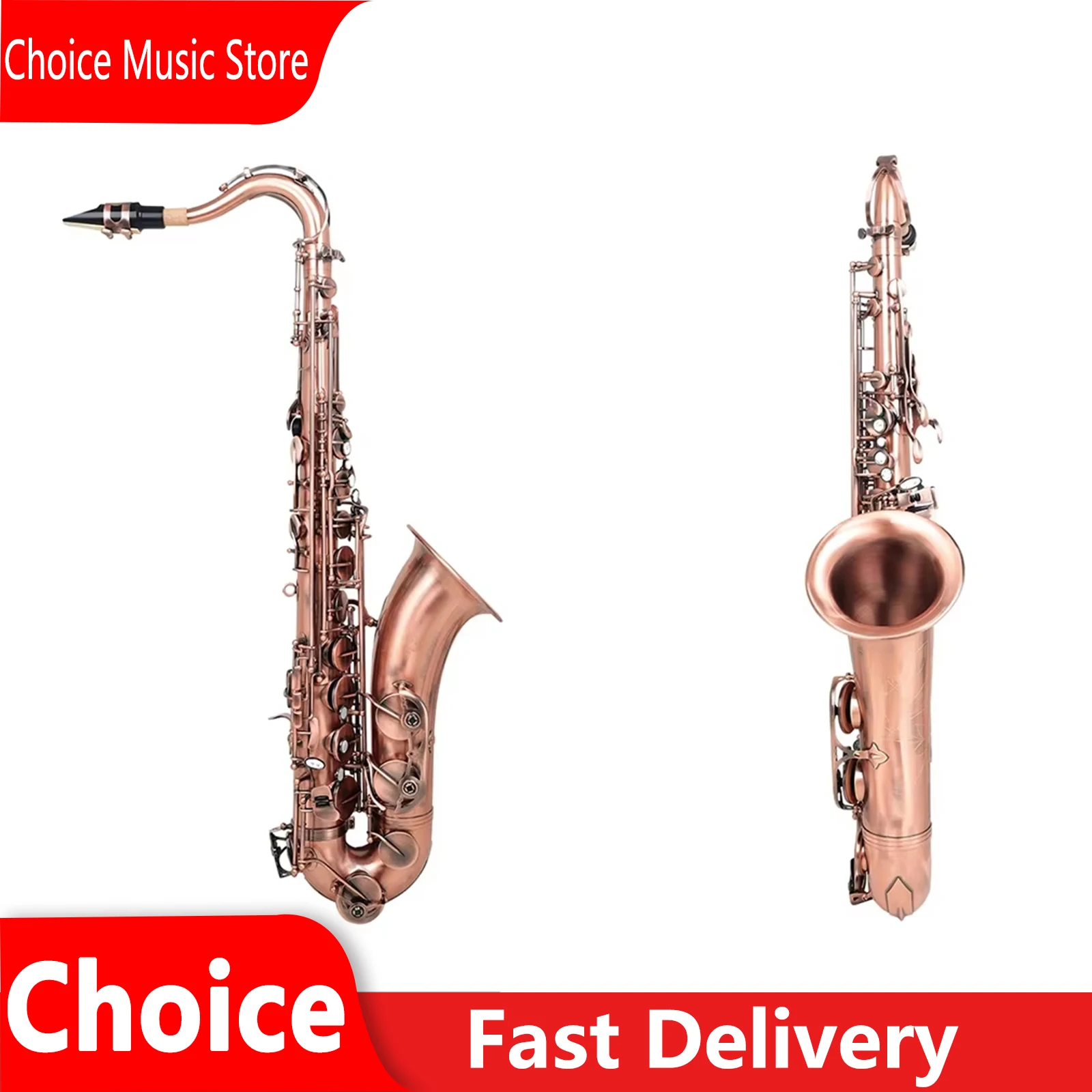 

SLADE Tenor Saxphone Bb High Quality Brass Sax Woodwinds For Professional Beginner Woodwind Musical Instrument With Accessory