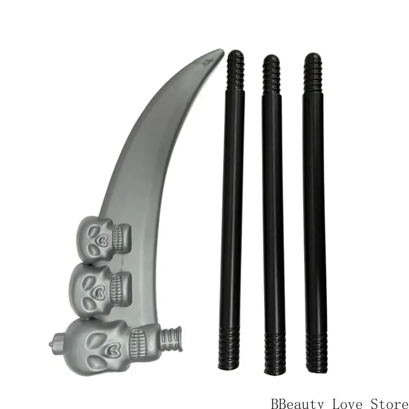 코스프레 잔인 사신 의상 액세서리 가짜 낫 블레이드 잔인 사신 낫 잔인 사신 할로윈을위한 낫 소품