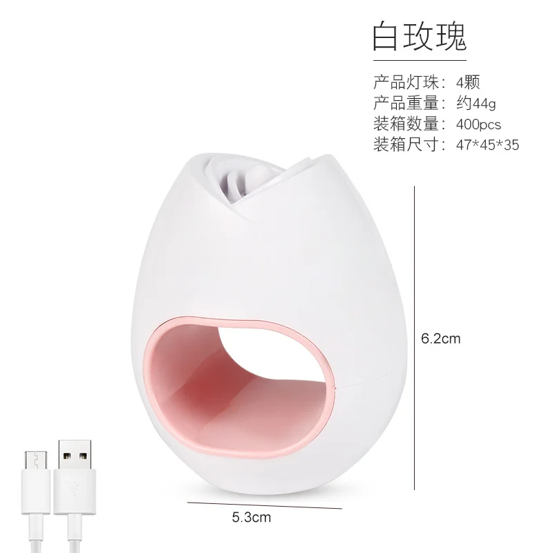 مصباح العلاج بالضوء للأظافر، مصباح أظافر صغير الحجم، مصباح خبز الأظافر المحمول، آلة العلاج بالضوء بإصبع واحد، مصباح أظافر صغير