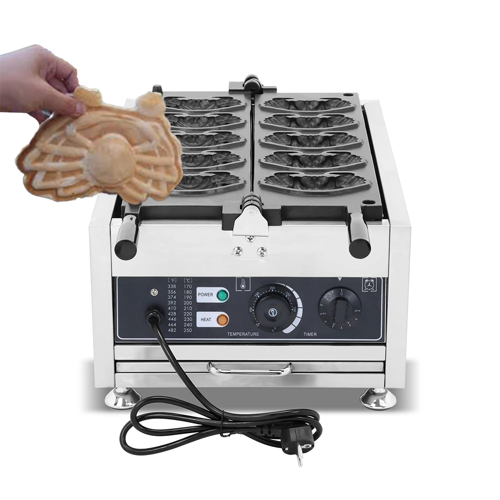 Crab Shape Electric Waffle Household And Car Snack & Ice Cream Waffle Baker Wholesale Price Cartoon Machine
