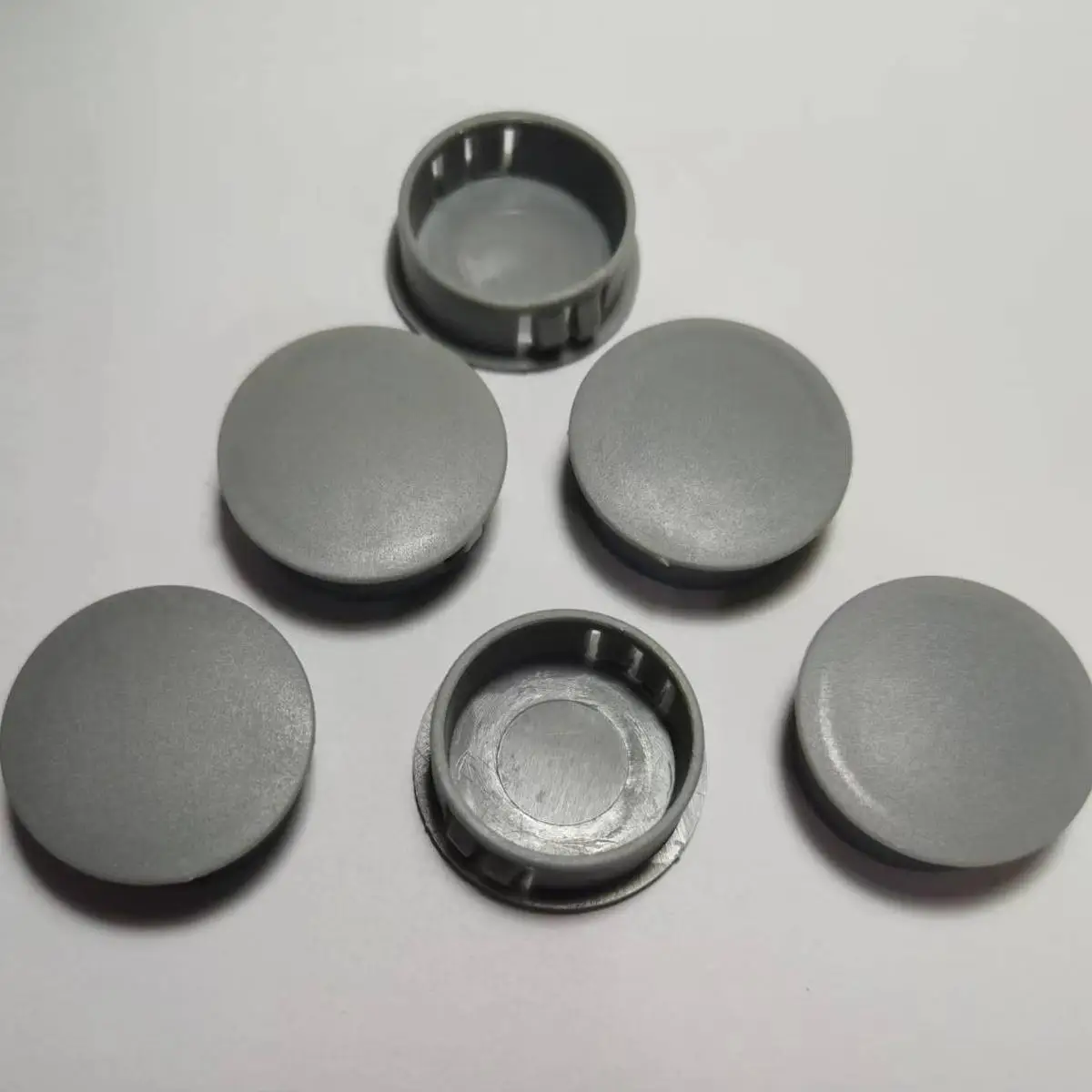 Gray round plastic cover, furniture card hole plug, panel hole plug, drilling screw, furniture