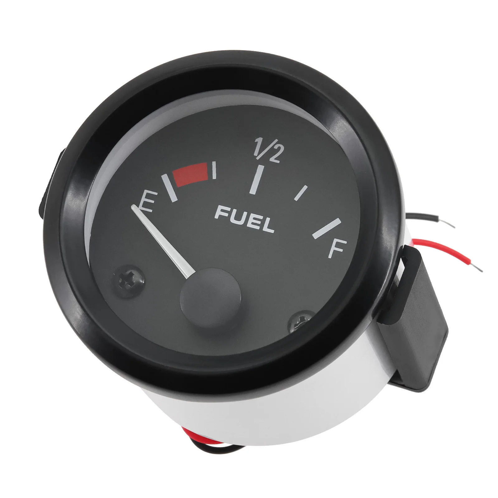 Universal Auto Car 52mm Fuel Level Gauge Oil Gauge Meter 240-33 ohm White LED Light Pointer Fuel Gauge Indicator Petrol 12V DC view 3