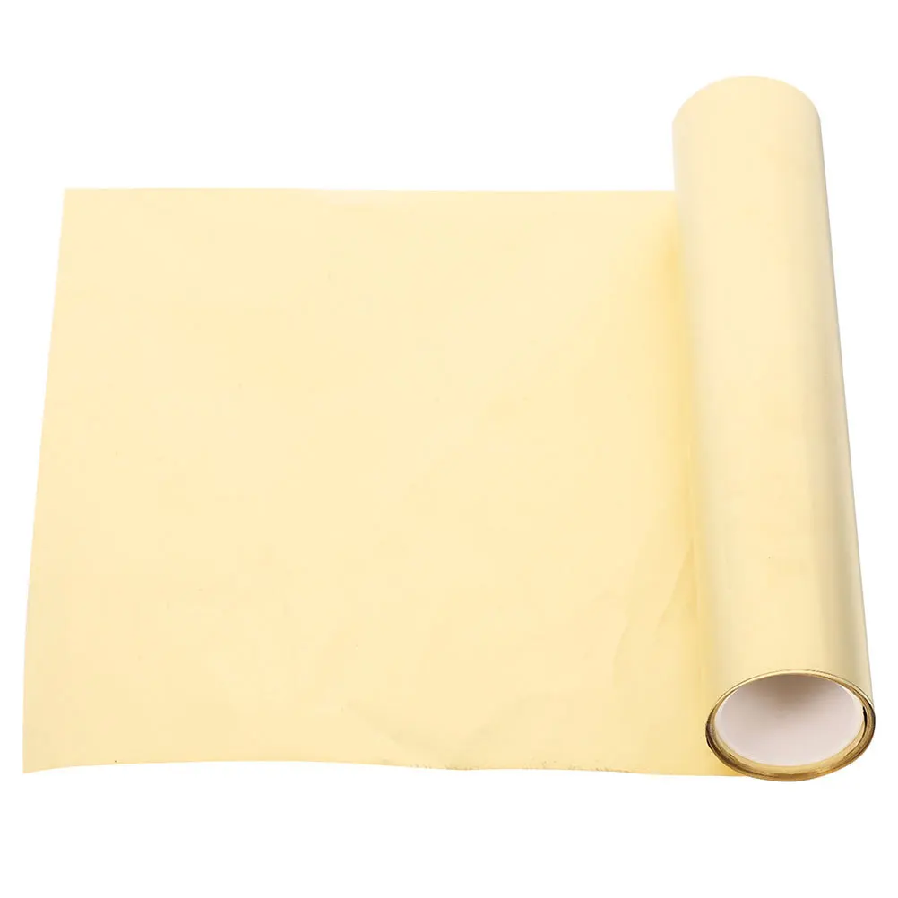 

1 Roll Brass Sheet Roll Brass Foil Plate Smooth Metal For Diy Crafts Industrial Electrical Use Precision Machining Tool Parts