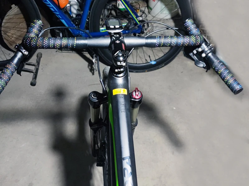 ZNIINO Ohne Logo Neuer Carbon Gravel H Lenker mit Großer Flare-Bar für Cyclocross, Rennrad und MTB, Carbonfaser-Fahrradlenker – Detail 1