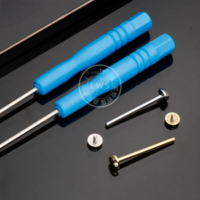 Screw repair table accessories for Versace screw rod V-RACE DUAL screw watch strap connection screw rod screw cap parts wholesal