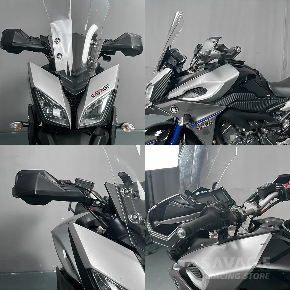 Yamaha FJ09 MT-09 Tracer 900 /GT 핸들바 핸드 가드(라이저 포함) MT09 확장 브래킷 핸들 보호용 Motorycle 핸드 가드