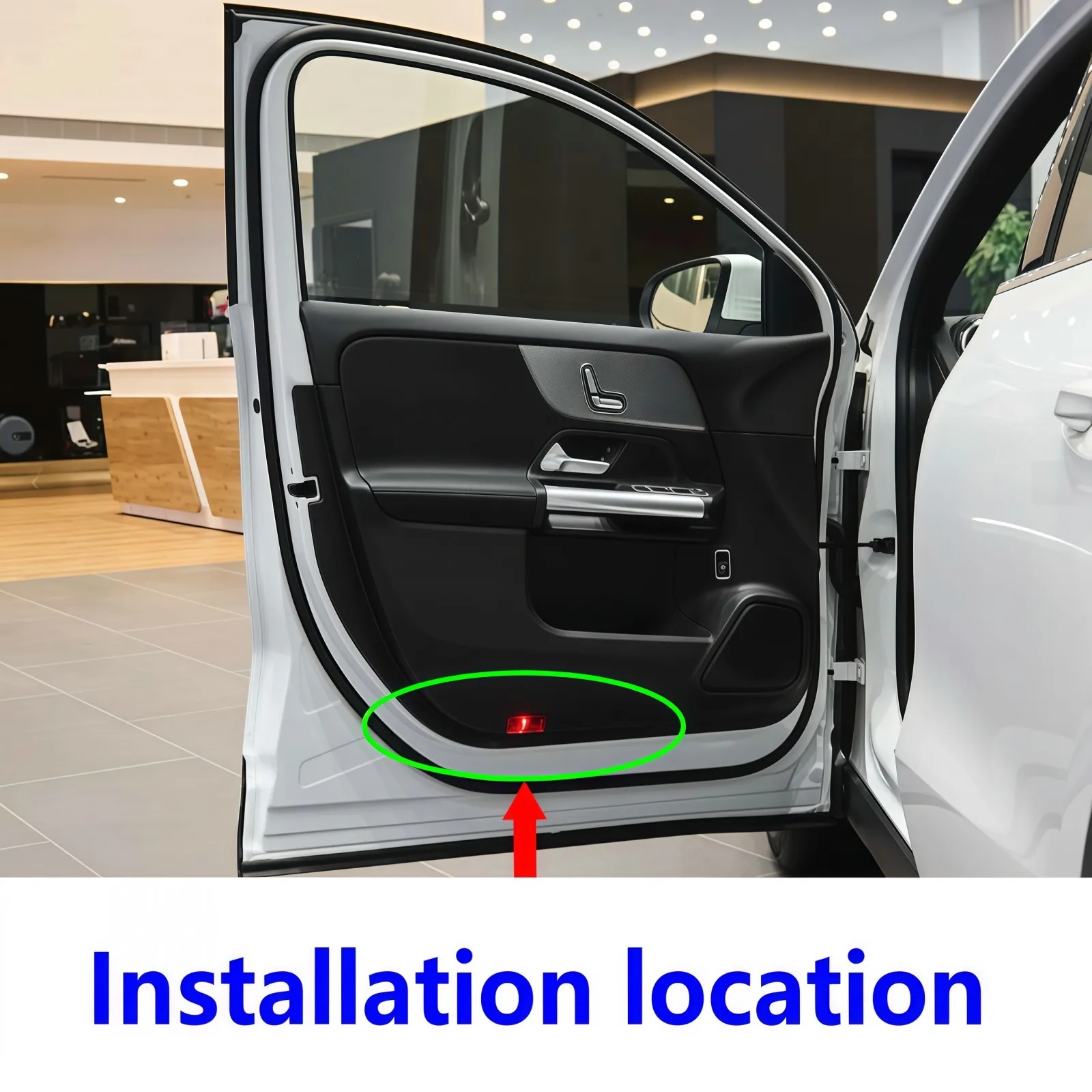 HD 2Pcs Led Car Door Projector Light For Mercedes Benz Class GLA X156 W156 H247 W247 200 250 Amg 35 45 GLA200 GLA250 Accessories