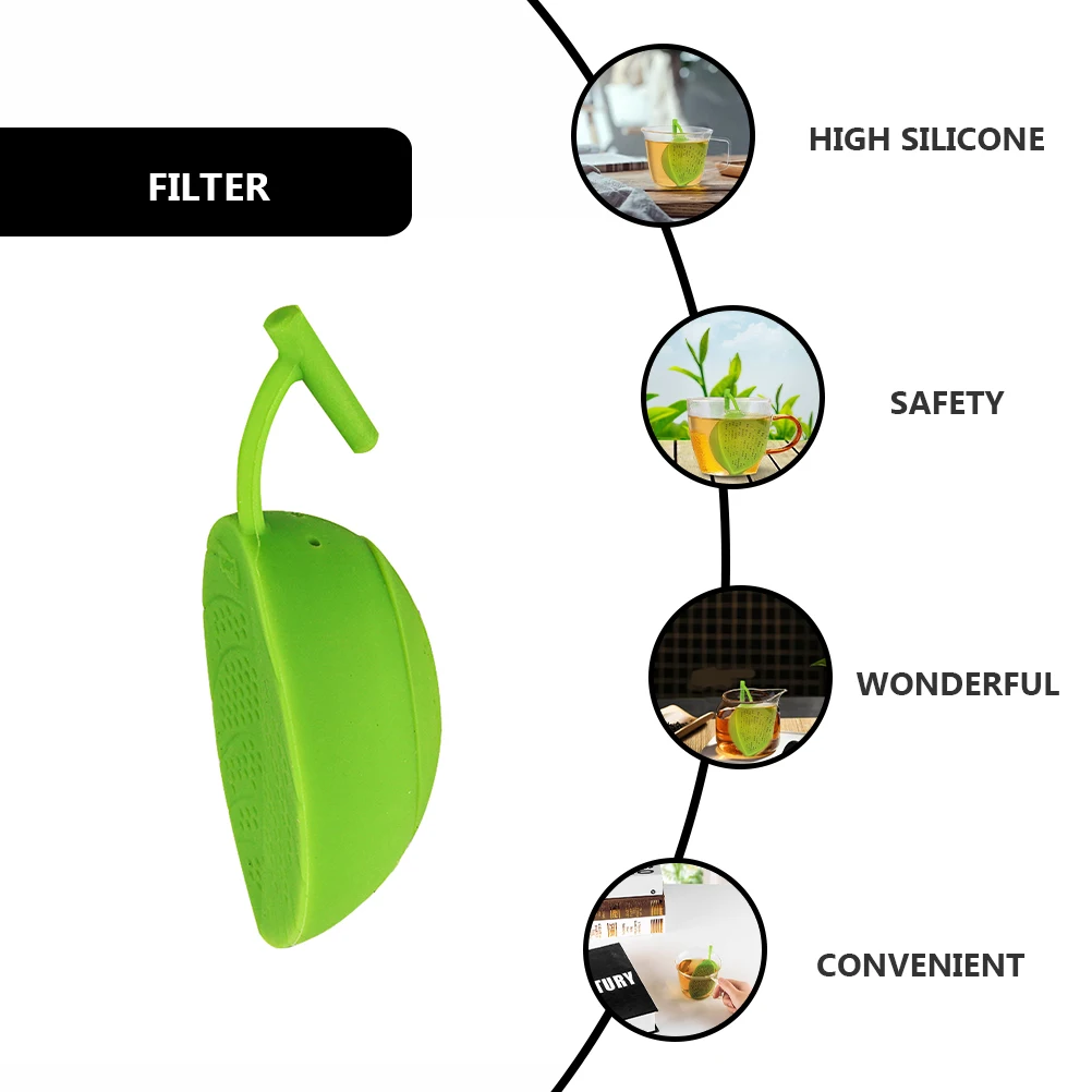 

2pcs Silicone Infuser Filter For Tea Cup Portable Household Tea Strainer Herb Leaf Diffuser Tool Kitchen Barware Tea-Leaf Filter